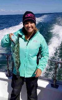 Whale Watching Depoe Bay GREEN COAT GREEN LING